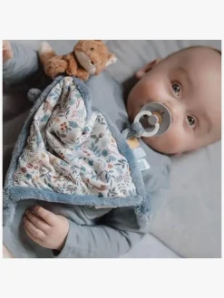 LittleDutch Stofbleer, Nusseklude & Babytæpper*Forest Friends Fox Nusseklud Brun/Blå