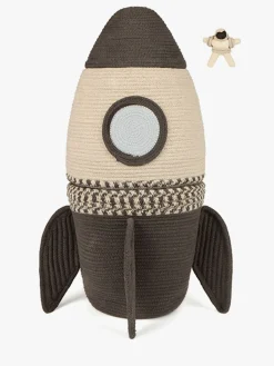 LorenaCanals Opbevaring*Lorena Canals Opbevaringskurv Giant Raket Beige