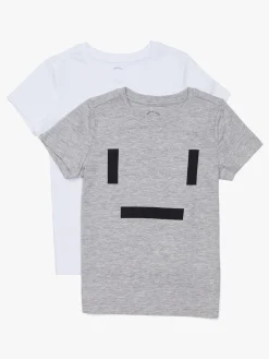 LucaLola Overdele*Luca & Lola Adolfo T-Shirt 2-pack, Grey