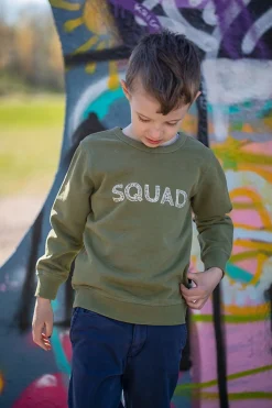 Børn LucaLola Luca & Lola Adreano Trøje, Army Green