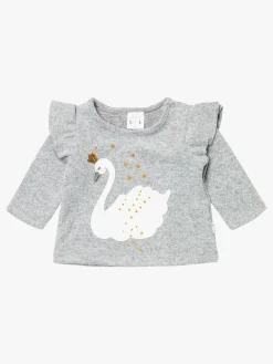 LucaLola Overdele*Luca & Lola Alessandra Trøje Baby, Grey Melange