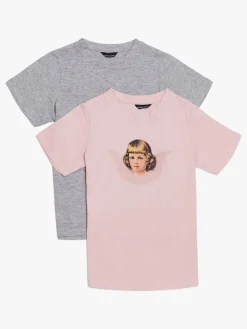 Børn LucaLola Luca & Lola Angel Top 2-pak, Pink