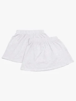 LucaLola Underdele*Luca & Lola Corinna Nederdel 2-pak, Grey Melange Grå