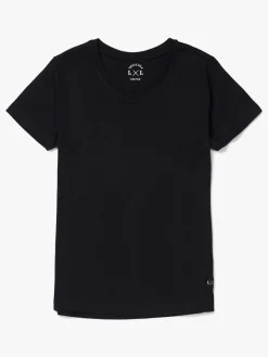 LucaLola Overdele*Luca & Lola Desiderio T-Shirt 2-pak, Anthracite/Grey Melange Sort/Grå