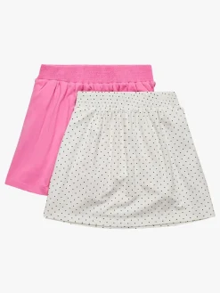 LucaLola Underdele*Luca & Lola Doro Nederdel 2-pak, Snow White/Pink Hvid/Lyserød