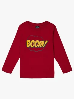 LucaLola Overdele*Luca & Lola Gabriel Langærmet T-Shirt, Red Rød