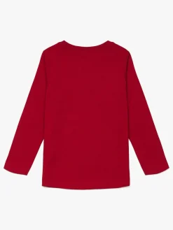 LucaLola Overdele*Luca & Lola Gabriel Langærmet T-Shirt, Red Rød