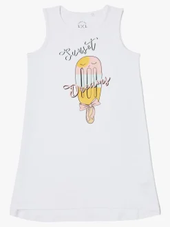 LucaLola Kjoler & Tunikaer*Luca & Lola Helena Kjole, Bright White Hvid