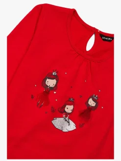 LucaLola Overdele*Luca & Lola Martina Top 2-pak, Red/White Rød/Hvid