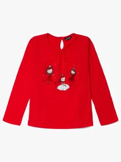 LucaLola Overdele*Luca & Lola Martina Top 2-pak, Red/White Rød/Hvid