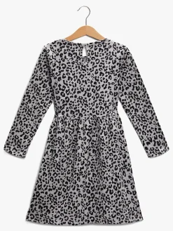 LucaLola Kjoler & Tunikaer*Luca & Lola Miriam Kjole, Grey Leopard