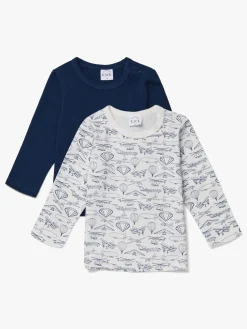 Børn LucaLola Overdele>Luca & Lola Montay Langærmet T-Shirt 2-pak, White