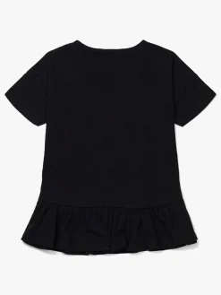 LucaLola Overdele*Luca & Lola Natalia T-Shirt, Black Sort
