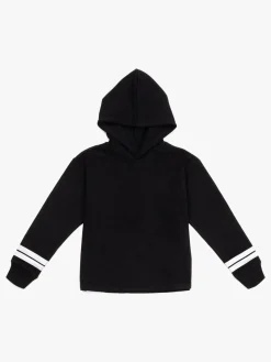 LucaLola Overdele*Luca & Lola Nella Hoodie, Black/Stripes Sort