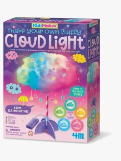 4M Kreativt Legetøj*KidzMaker DIY-sæt Lav Din Egen Fluffy Sky-lampe Flerfarvet