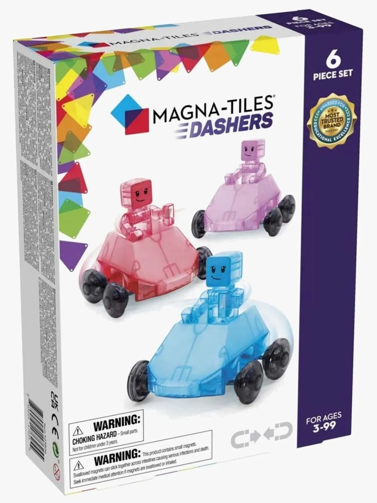 MagnaTiles Byggesæt & Lego*MAGNA-TILES Dashers Byggesæt 6 Dele