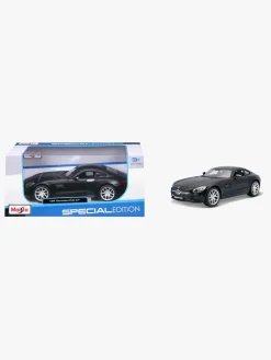 Maisto Legetøjsbiler & -Fartøjer*Dull Black Mercedes-Benz AMG GT Modelbil 1:24 Sort