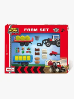 Maisto Legetøjsbiler & -Fartøjer>Mini Working Machines Bondegårdssæt Massey Ferguson