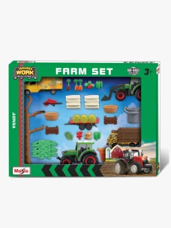 Maisto Legetøjsbiler & -Fartøjer>Mini Working Machines Super Bondegårdssæt Fendt
