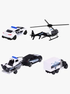 Majorette Legetøjsbiler & -Fartøjer>Politikøretøjer 4-Pak Gaveæske