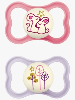 MAM Sutter & Suttesnore>Air Night Silikone Sutter 6-16m, Pink