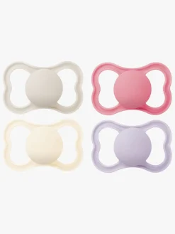MAM Sutter & Suttesnore*Air Silikone Sutter 16-36m 4-pak, Pink/Neutral