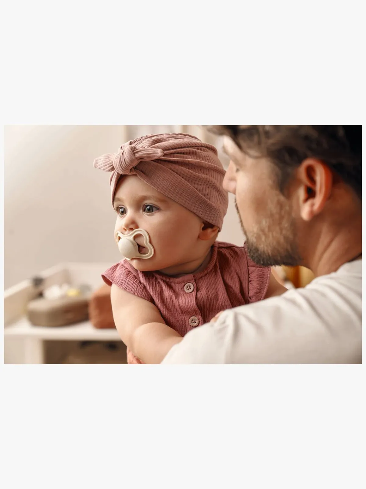 MAM Air Silikone Sutter 6-16m 4-pak, Pink/Neutral