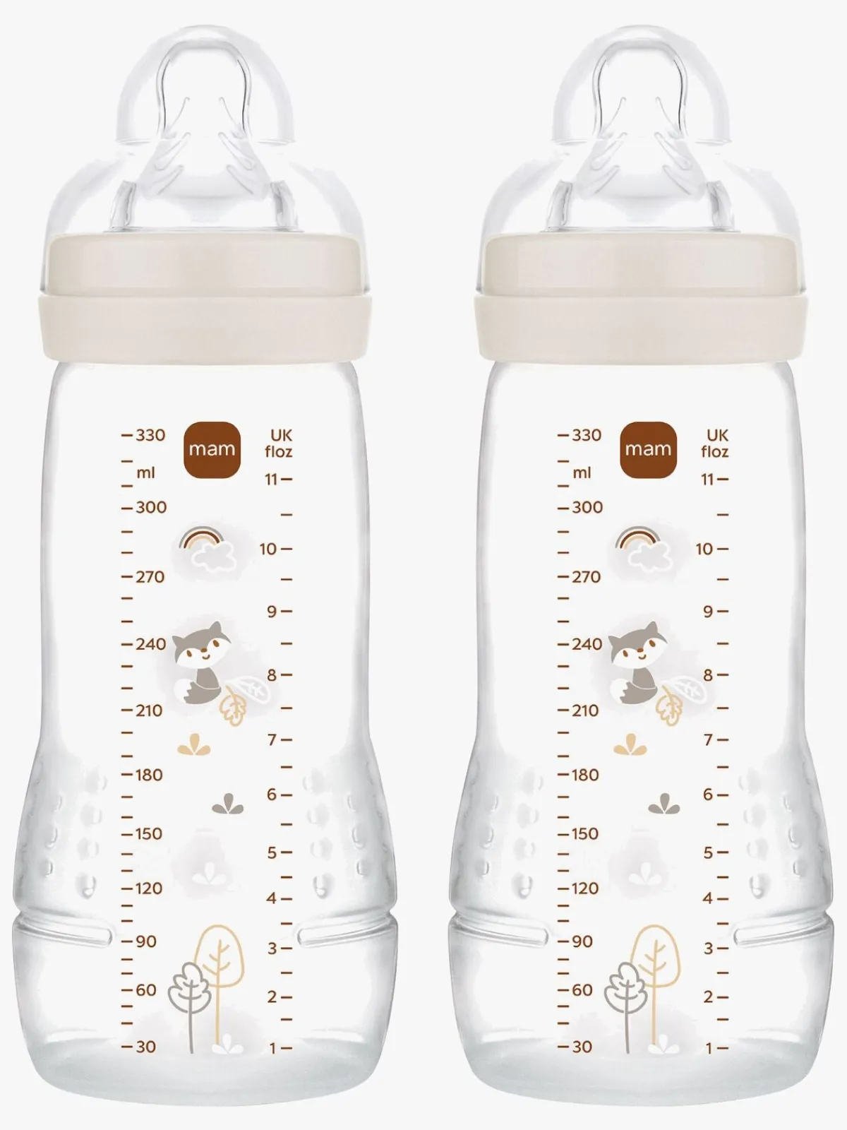 MAM Spisetid>Easy Active Sutteflaske 330 ml 2-pak, Neutral