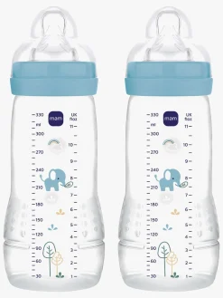 MAM Spisetid>Easy Active Sutteflaske 330 ml 2-pak, Blue