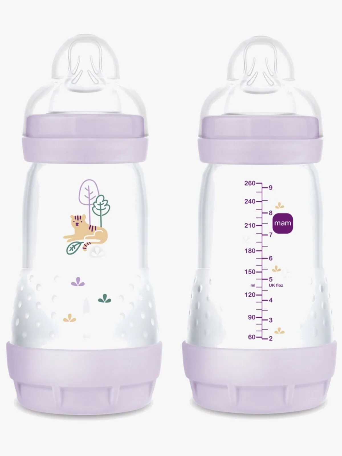 MAM Easy Start Sutteflaske Anti-kolik 260 ml, Lilla