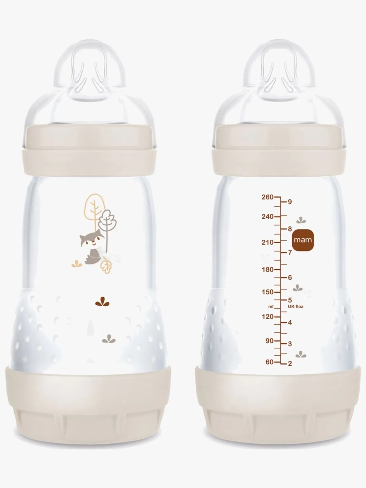 MAM Easy Start Sutteflaske Anti-kolik 260 ml 2-pak, Blå/Neutral