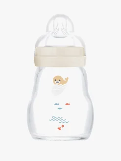 MAM Spisetid></noscript>Feel Good Sutteflaske Glas 170 ml, Mix