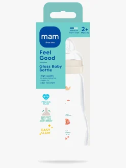 MAM Spisetid>Feel Good Sutteflaske Glas 260 ml, Neutral