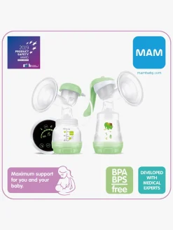 MAM Amning*2-i-1 Brystpumpe Elektrisk & Manuel