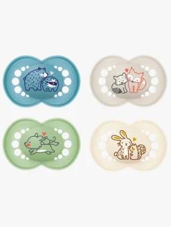 MAM Sutter & Suttesnore*Original Latex Sutter 16-36m 4-pak, Blå/Neutral