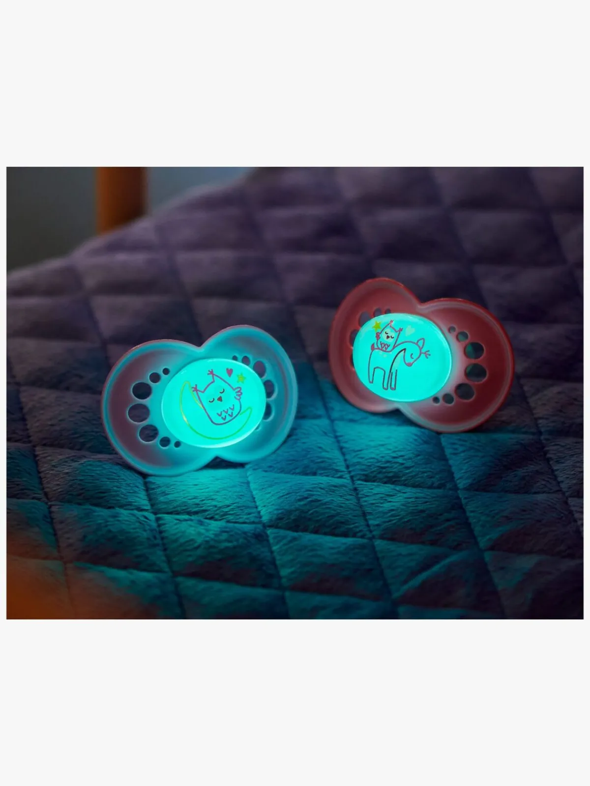 MAM Sutter & Suttesnore*Original Night Sutter 6-16m 4-pak, Pink/Neutral