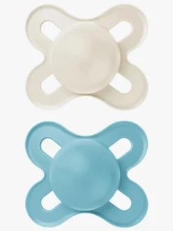 MAM Præmatur*Original Start Silikone Sutter 0-2m 2-pak, Blå/Neutral