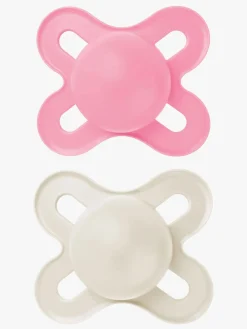 Børn MAM Original Start Silikone Sutter 0-2m 2-pak, Pink/Neutral