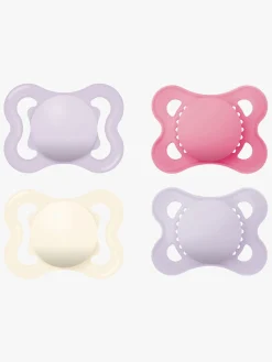 MAM Sutter & Suttesnore*Original Sutter & Air Silikone Sut 0-6m 4-pak, Pink