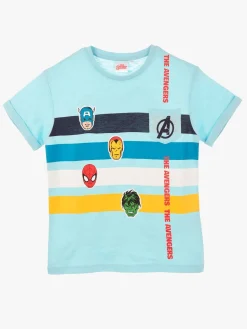 Børn MarvelAvengers Marvel Avengers Classic T-shirt, Light Blue