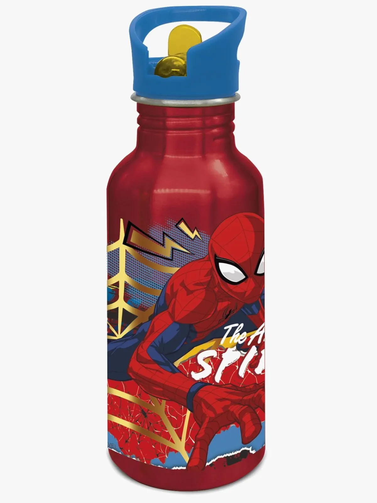 Spiderman Marvel Spider-Man Aluminium Drikkedunk 545ml, Rød