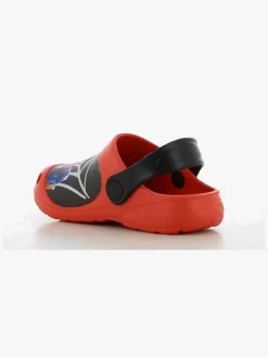 Børn MarvelSpiderMan Hjemmesko></noscript>Marvel Spiderman Clogs, Red/Black