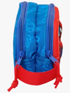 MarvelSpiderMan Kreativt Legetøj*Marvel Spider-Man 3D Dobbelt Penalhus, Rød/Marineblå