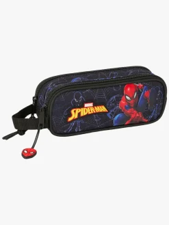 MarvelSpiderMan Kreativt Legetøj*Marvel Spider-Man Dobbelt Penalhus Attack, Sort/Blå