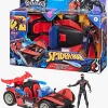 MarvelSpiderMan Legetøjsfigurer*Marvel Spider-Man Epic World of Actionfigur med Bil - Miles Morales Remix Blast-Racer