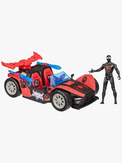 MarvelSpiderMan Legetøjsfigurer*Marvel Spider-Man Epic World of Actionfigur med Bil - Miles Morales Remix Blast-Racer