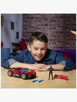 MarvelSpiderMan Legetøjsfigurer*Marvel Spider-Man Epic World of Actionfigur med Bil - Miles Morales Remix Blast-Racer