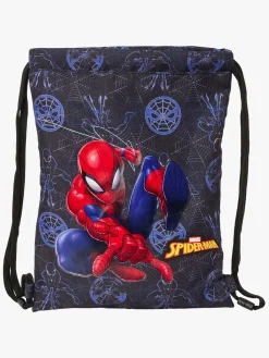 Spiderman Tasker*Marvel Spider-Man Mini Rygsæk 8,5L, Gymnastikpose, Køletaske & Penalhus, Attack