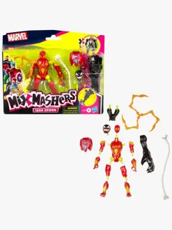 MarvelSpiderMan Legetøjsfigurer>Marvel Spider-Man Mixmashers Figur Iron Spider Delux