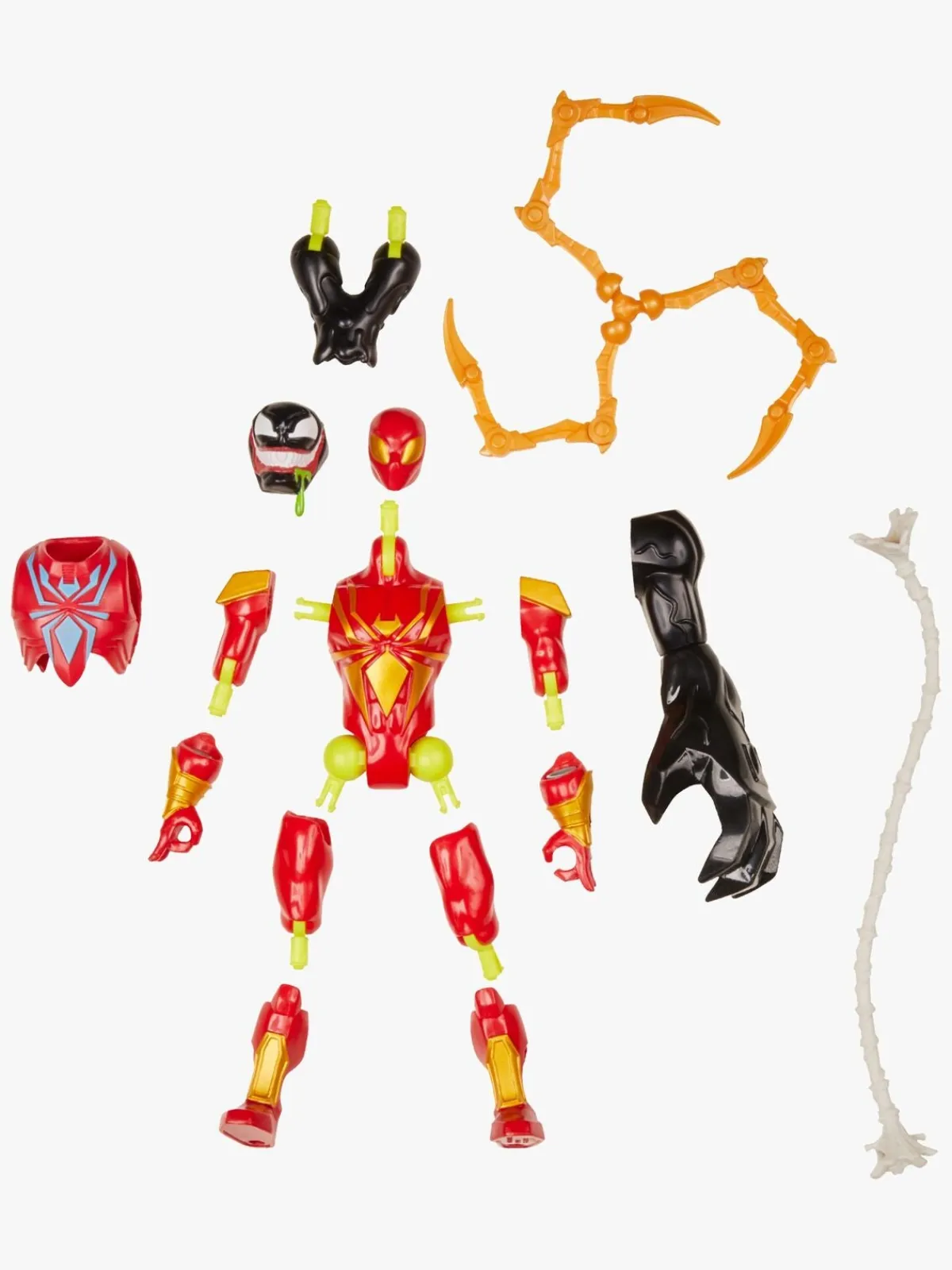 MarvelSpiderMan Legetøjsfigurer>Marvel Spider-Man Mixmashers Figur Iron Spider Delux